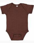 rabbit skins 4400 infant baby rib bodysuit Front Thumbnail