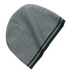 port & company cp93 fine knit skull cap with stripes Front Thumbnail