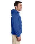 Jerzees 4997 Adult Super Sweats® NuBlend® Fleece Pullover Hooded Sweatshirt Side Thumbnail