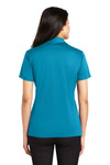 port authority l540 ladies silk touch™ performance polo Back Thumbnail