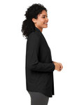 devon & jones dp125w ladies' raleigh stretch cardigan Side Thumbnail