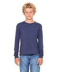 Bella + Canvas 3501Y Youth Jersey Long-Sleeve T-Shirt Front Thumbnail