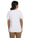 hanes 5780 ladies comfortsoft ® v-neck t-shirt Back Thumbnail