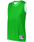 Augusta Sportswear 154 Ladies' Reversible Two-Color Sleeveless Jersey Front Thumbnail
