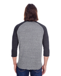 Threadfast Apparel 302G Unisex Triblend 3/4-Sleeve Raglan Back Thumbnail
