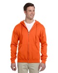 Jerzees 993 NuBlend® Full-Zip Hooded Sweatshirt Front Thumbnail