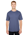 A4 N3381 Adult  Topflight Heather Performance T-Shirt Front Thumbnail