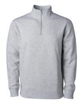 independent trading co. ss4600qz midweight quarter-zip pullover Front Thumbnail