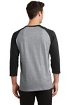 Port & Company PC55RS Core Blend 3/4-Sleeve Raglan Tee Back Thumbnail