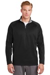 sport-tek f243 sport-wick ® fleece 1/4-zip pullover Front Thumbnail