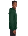 J America JA8830 Adult Sport Lace Hooded Sweatshirt Side Thumbnail