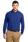 Port Authority TLK500LS Tall Silk Touch™ Long Sleeve Polo Front Thumbnail