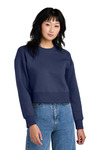 District DT1105 Women's Perfect Weight ® Fleece Cropped Crew Front Thumbnail