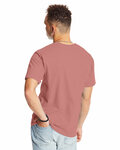 hanes 5180 beefy-t ® - 100% cotton t-shirt Back Thumbnail