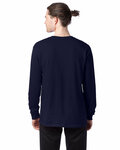 Hanes 5286 Men's 5.2 oz. ComfortSoft® Cotton Long-Sleeve T-Shirt Back Thumbnail