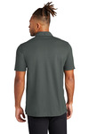 mercer+mettle mm1006 stretch pique full-button polo Back Thumbnail