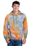 Port & Company PC144 Crystal Tie-Dye Pullover Hoodie Front Thumbnail