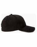 big accessories bx004 6-panel twill sandwich baseball cap Side Thumbnail