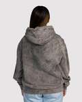 dyenomite 854mw premium fleece mineral wash hooded sweatshirt Back Thumbnail