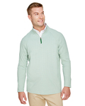 Devon & Jones DG480 CrownLux Performance™ Men's Clubhouse Micro-Stripe Quarter-Zip Back Thumbnail
