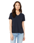 Bella + Canvas 6415 Ladies' Relaxed Triblend V-Neck T-Shirt Front Thumbnail