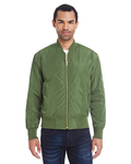 Threadfast Apparel 395J Unisex Bomber Jacket Front Thumbnail