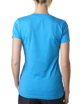 Next Level 6640 Ladies' CVC Deep V-Neck T-Shirt Back Thumbnail
