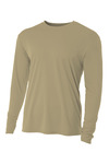 A4 N3165 Cooling Performance Long Sleeve T-Shirt Front Thumbnail