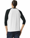 american apparel 2003cvc unisex cvc raglan t-shirt Back Thumbnail