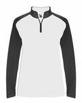 Badger Sport 4008 Ultimate Softlock Women's 1/4 Zip Front Thumbnail