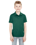 UltraClub 8210Y Youth Cool & Dry Mesh Piqué Polo Back Thumbnail