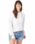 alternative a9906zt ladies' washed terry studio hooded sweatshirt Front Thumbnail