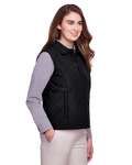 ultraclub uc709w women's dawson quilted hacking vest Side Thumbnail