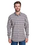 Artisan Collection by Reprime RP250 Men's Mulligan Check Long-Sleeve Cotton Shirt Front Thumbnail