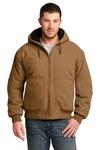 cornerstone csj41 washed duck cloth insulated hooded work jacket Front Thumbnail