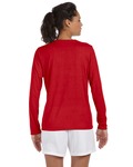 Gildan G424L Ladies Performance ® Long Sleeve T-Shirt Back Thumbnail