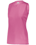 Augusta Sportswear 4795 Girls Attain Wicking Sleeveless Jersey Front Thumbnail