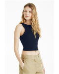 bella + canvas 1019 women's micro rib racer tank Side Thumbnail