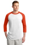 Sport-Tek T200 Colorblock Raglan Jersey Front Thumbnail