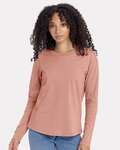 next level 3911nl ladies' relaxed long sleeve t-shirt Front Thumbnail
