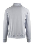 burnside 8167 men's soft jersey quarter-zip Back Thumbnail
