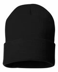 sportsman sp12t 12" solid cuffed beanie Front Thumbnail
