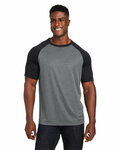 Team 365 TT62 Unisex Zone Colorblock Raglan T-Shirt Front Thumbnail