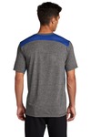 sport-tek st410 posicharge ® tri-blend wicking draft tee Back Thumbnail