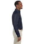 Harriton M510T Men's Tall 3.1 oz. Essential Poplin Side Thumbnail