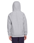 team 365 tt96y youth zone hydrosport™ heavyweight pullover hooded sweatshirt Back Thumbnail