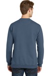 port & company pc098 beach wash ® garment-dyed crewneck sweatshirt Back Thumbnail