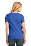 port & company lpc54v ladies core cotton v-neck tee Back Thumbnail