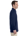 jerzees 437ml adult 5.6 oz. spotshield™ long-sleeve jersey polo Side Thumbnail
