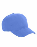 Big Accessories BX002 6-Panel Brushed Twill Structured Cap Front Thumbnail